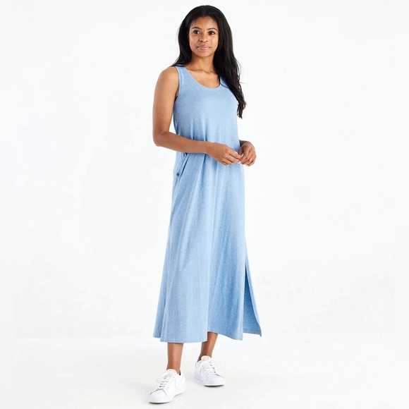 FREE FLY WOMEN'S BAMBOO HERITAGE MIDI DRESS - Picture 1 of 5